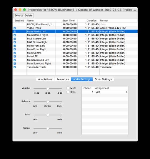 Audio Track Tagging Instructions: Open the file in QuickTime Pro. Click Window > Show Movie Properties (Figure 1).