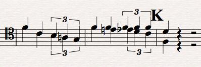 Here are a couple of passages in Bruckner 4 where the second trombone gets a chance to air it out.
