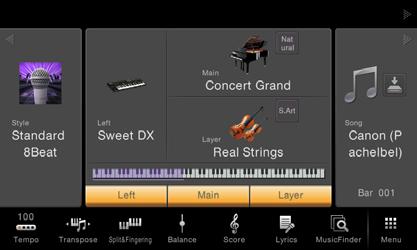 Voice Settings Selecting GM/XG or Style Voices This instrument features GM Voices, XG Voices, and special Voices for Style
