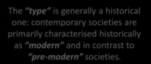 The Modernist Paradigm in Sociology: Critical themes / a set of ideas society as the object of knowledge, or, more precisely, the idea of society as a unit, which can be characterised as belonging to