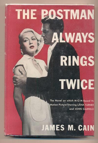 With the dust jacket, illustrated with scenes from the movie starring Lana Turner and John Garfield. Mildly rubbed. The jacket's spine is very subtly sunned.