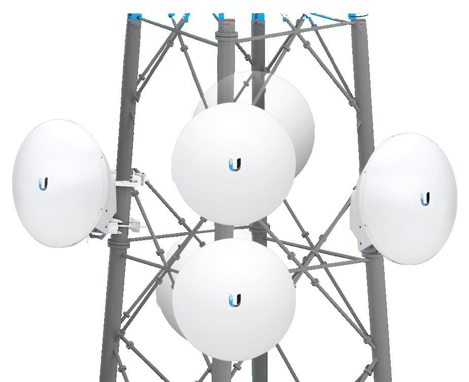 Point (PtP) links. The airfiber X is available in three frequency bands: 2.