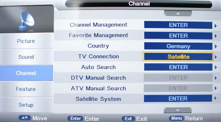 Skip: Press YELLOW button to skip the channel or cancel the setting, and the program will not be programed by CH+/- button.