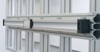 plastic elements Sizes from 12 mm to 80 mm MODULE TECHNOLOGY Machine frames Workstations