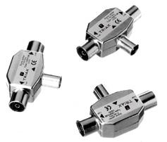 TRIAX IEC splitters & delivery points indoor splitters and separators Cable TV EASY mounting 2 Years x 1 Splitters with F- or IEC connector The 102 series are easy to use splitters with F-male or F-