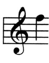 Treble Clef high F Treble Clef F Although these notes represent the same letter, they are found on the piano a full 8 notes away (i.e. an octave away).