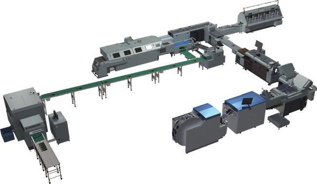 Smart Finishing Solutions SB-09V + HT-000V Binder + Trimmer This hybrid binding system is suitable post-processing solution for both digital and offset prints.