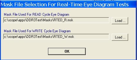 13 Advanced Debug Mode Read-Write Eye-Diagram Tests Figure 82 Selecting Test Mask for Eye Diagram Tests 8 Advanced Debug Mode also allows you to type