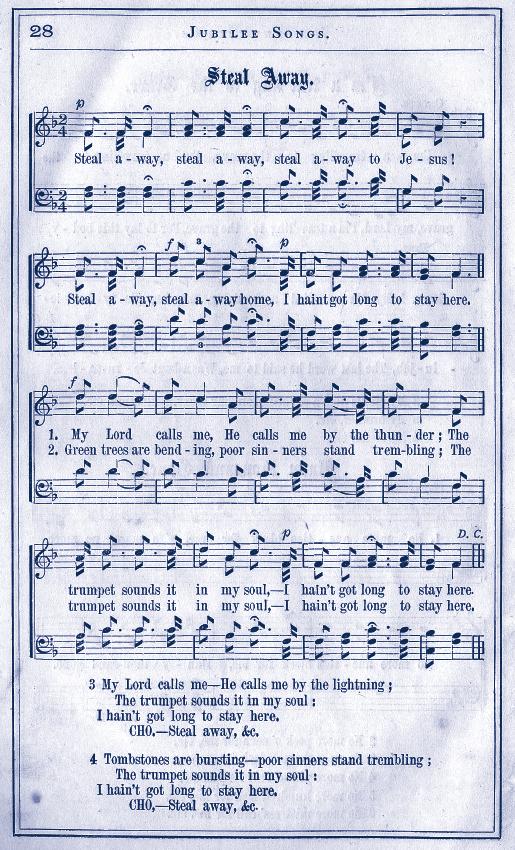 MUZIKOLOŠKI ZBORNIK MUSICOLOGICAL ANNUAL XLII/1 Figure 4. Steal Away. Source: Theodore Seward, Jubilee Songs: Complete (New York: Biglow & Main, 1872).