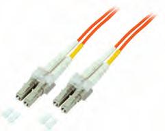 Fiber Optic Cable 50/125µm Multi Mode Length OM2 Orange OM3 Aqua LC/LC 50/125µm OM4 Purple 0.