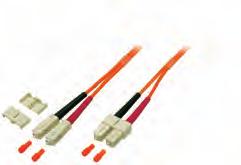 Fiber Optic Cable 62,5/125µm Multi Mode Length OM1 Orange LC/LC 62,5/125µm 0.
