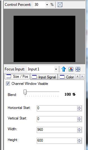 Size and Position: Select on Size / Pos Channel Windows Visible: You may uncheck Channel Window Visible if you decide to not show this Windows on screen Blend: Change the value of Blending