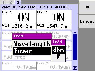Then select a light source module for the current module with the [CHAN] key. (The following describes the operation on the DETAIL screen.) 2. Press <Unit>. 5 3.