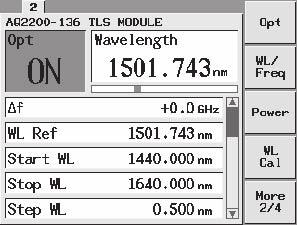 Even though the wavelength calibration is not completed successfully, the screen is returned to the previous screen, but the * indication showing that the wavelength calibration is not completed does