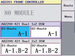 [ENTER] key. The route setting is then completed. Dual Type Changing the Connection Port The port with port No.