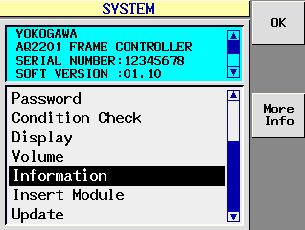 12.4 Updating the Firmware 3. The information about Frame controller is shown.