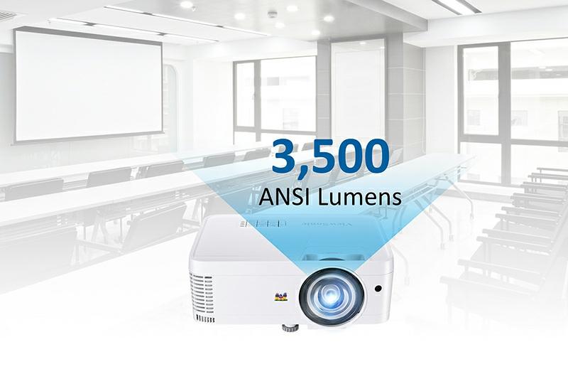 Bright Images in Any Environment Packed with 3,500 lumens of brightness and a 22,000:1 high contrast ratio, this