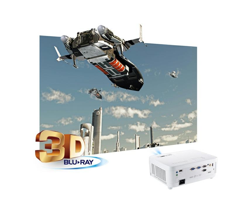 Fantastic 3D Viewing The HDMI port allows users to display 3D imagery directly from 3D Blu-Ray players and
