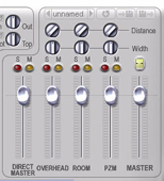 Pan: Here, you can control the position in the stereo field of each Kit-Piece, in the Direct Master stereo bus.