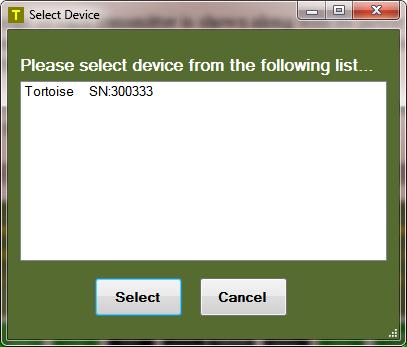 12. Select the folder on the SD card supplied with the unit. 13. Installation should then automatically proceed. Getting Started Connect the USB cable to the transmitter and to the PC.