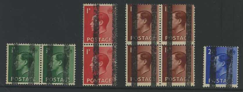 Edward) Further philatelic aspects of the display included the postage dues (distinguished by the E 8 R watermark) and - what are probably the