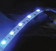 LED Linear Ribbon Flex I (RGB) is designed for long linear applications, complex signage and structures, convex, concave and other curved surfaces and objects.