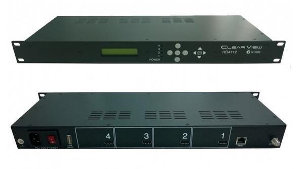 HD4112 Quad HDMI MPEG2 HD DVBT Encoder