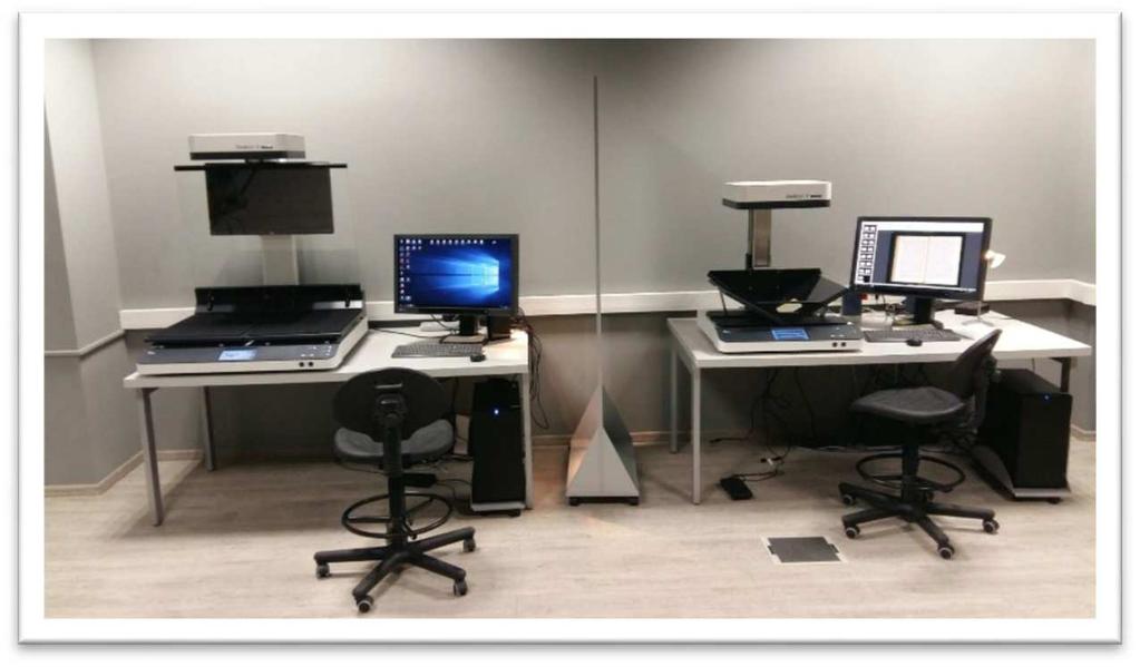 Fot. 5. Laboratory of digitalization of the CUT Library. The EdT project has been carried out from 1st January, 2016 and it will continue until 30th April, 2019.