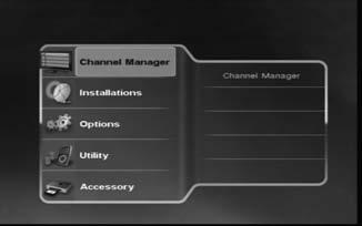 CHANNEL LIST GUIDE Channel List Guide MENU GUIDE I. Channel Manager 4. EPG (Electronic Program Guide) a) Press EPG button on the live mode. b) EPG of the current channel appears on the screen.