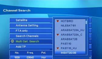 After successful completion of channel searching, move to TV channels or