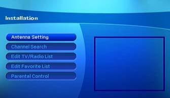 * How to go Network Search menu : Main menu -> Installation --> Channel Search --> Select Search