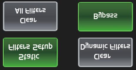 Controls 4 Static Filters Setup: Adjust the level of dedicated channels at nominal value and open microphones. Clear Dynamic Filters: used to initialize all the dynamic filters.