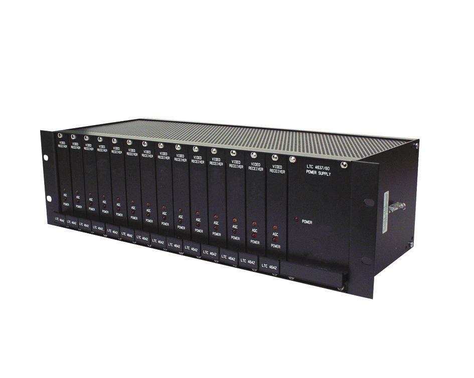 CCTV LTC 4600 and 4700 Series Fiber Optics LTC 4600 and 4700 Series Fiber Optics Video and data models available No adjustments required Long distance high security Surface-mount or rack-mount units