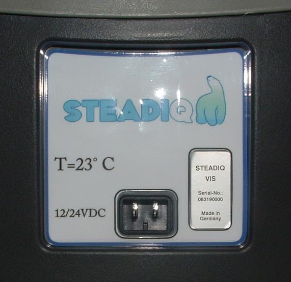 2 External connectors Right side of SteadyQ Connects SteadyQ to the power