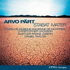 Arvo Pärt - Stabat Mater (Quator Franz Joseph) A pathetic motif of three descending notes is elaborated instrumentally and vocally.