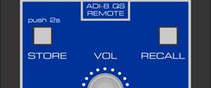 The MIDI I/O is used for: remote control of the ADI-8 QS, see chapter