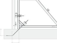 If the corner bracket is used, we recommend using single threadbars in the corner area.