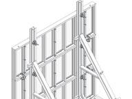 Support frame STB 300 For static and economical reasons we recommend using the STB in combination with panels in horizontal position.