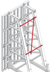 necessary to build the required diagonal bracing.
