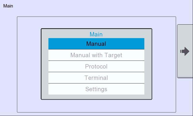 Select "settings" to go to the settings