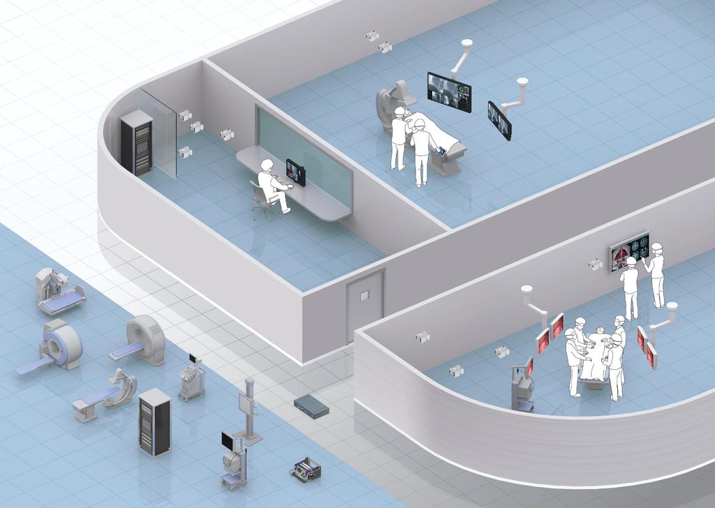 Surgical Monitor Solutions With increasing system connectivity, multiple systems and monitors are often used concurrently in surgical rooms.