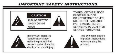 Safety instructions for product with Lithium battery WARNING: Do not use this product in place where is possible to touch or immerse in water.
