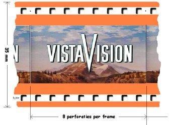 VistaVision shown horizontally instead