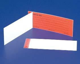 Attach with standard cable ties. C D. ADHESIVE WRITE-ON LABELS Self-laminating clear plastic flap permanently seals in the written information.
