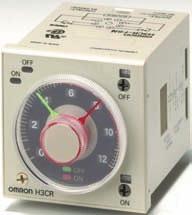 Solid-sae Twin Timers H3CR-F DIN 48 48-mm Twin Timers Wide power supply ranges of High Volage 100 o 240 VAC/100 o 125 VDC and Low Volage 24 o 48 VAC/12 o 48 VDC.