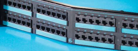 Clarity 6 Patch Panels JACKS PANELS CORDS ANGLED FLAT CLARITY 6 PATCH PANELS Ortronics Clarity 6 standard and high density patch panels utilize center tuned technology to exceed TIA Category 6