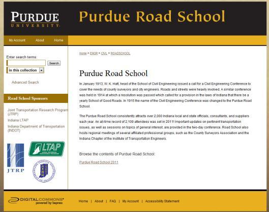 Publications Purdue Road