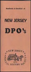 CD or hard copy: The Postal Markings Of New Jersey Stampless Covers: An Update by Donald A.
