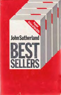 , index; original papered boards; a very good copy in d/w. Wellington; A. H. & A. W. Reed; (1972). #42877 A$35.00 90 Sutherland, John. BESTSELLERS.