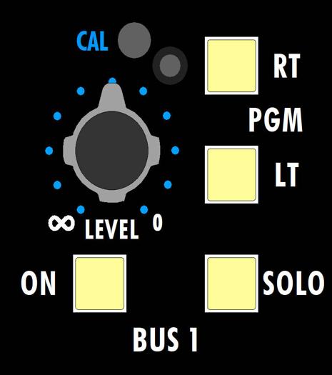 The Summing Bus Masters (labeled BUS 1-8) are the final stage before the Summing Bus outputs are fed to the BUS OUTPUT 1-8 D-sub connector on the rear panel.